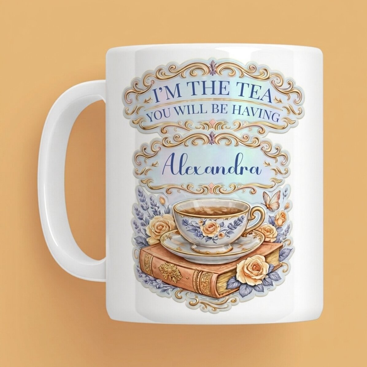 Personalisierte Tasse mit Aufdruck – „I
