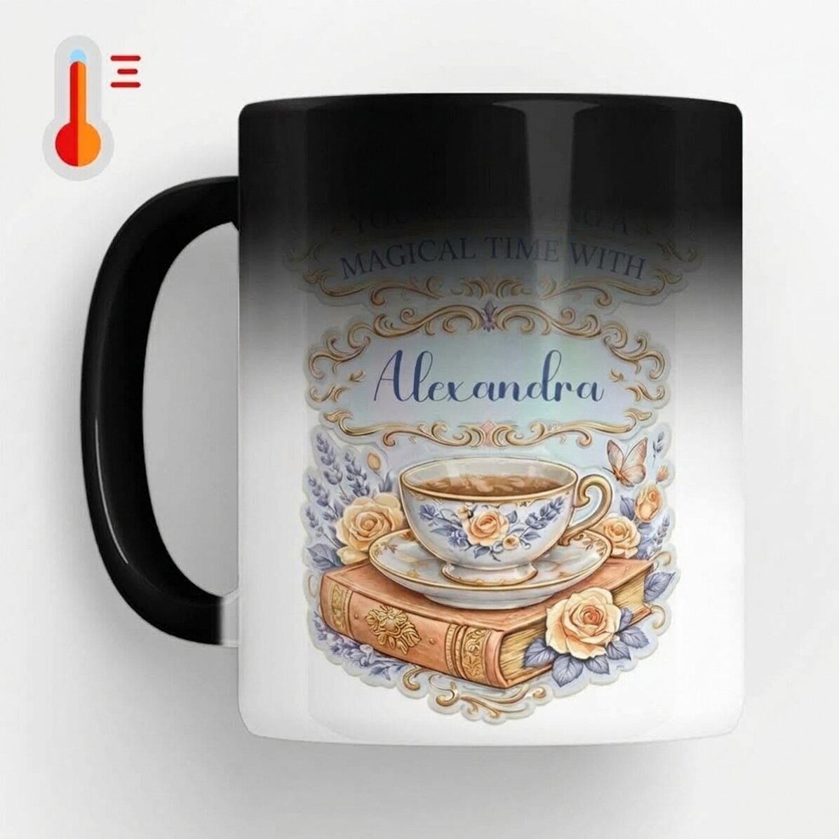 Personalisierte Zaubertasse mit Aufdruck – „I