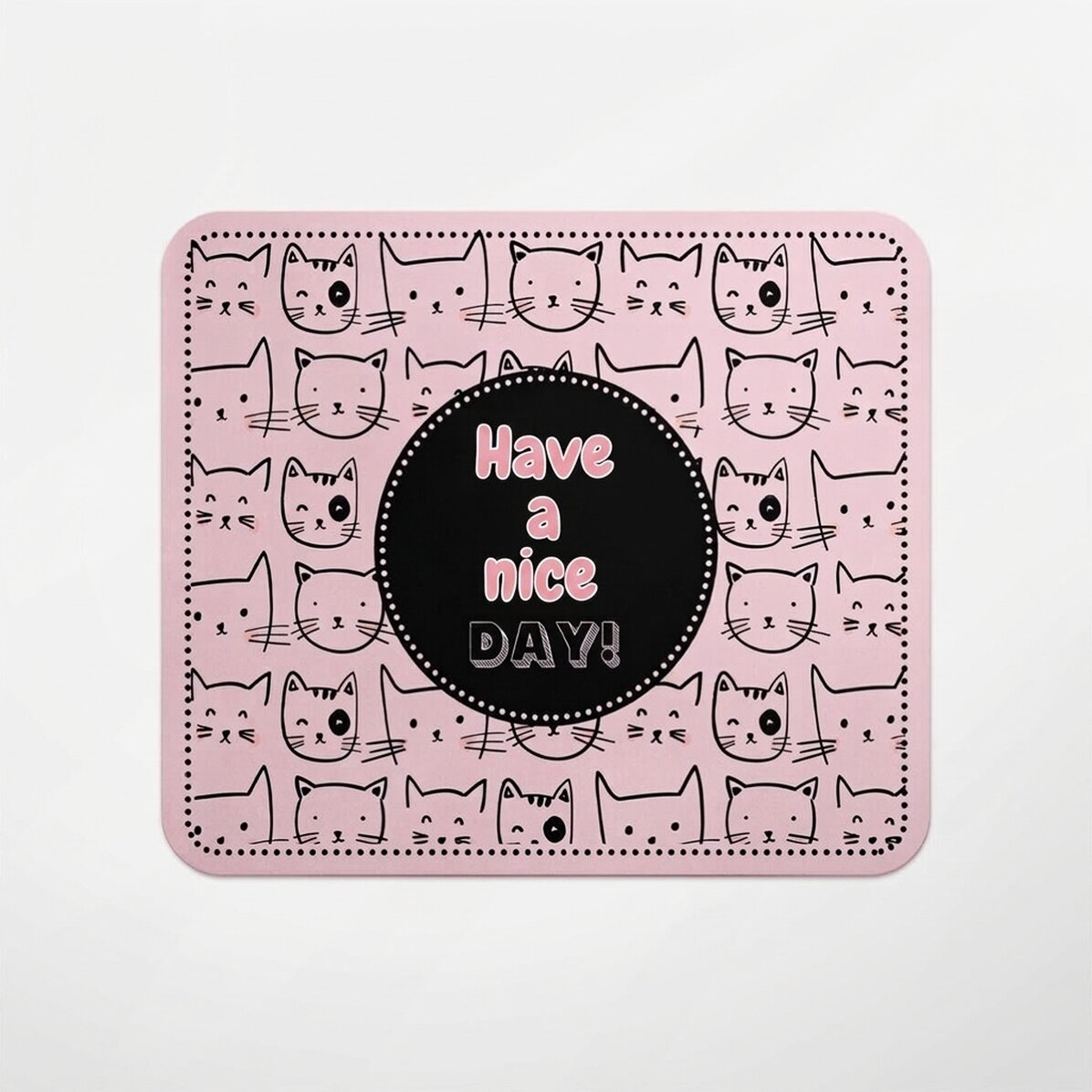 Mouse pad with text - Cats