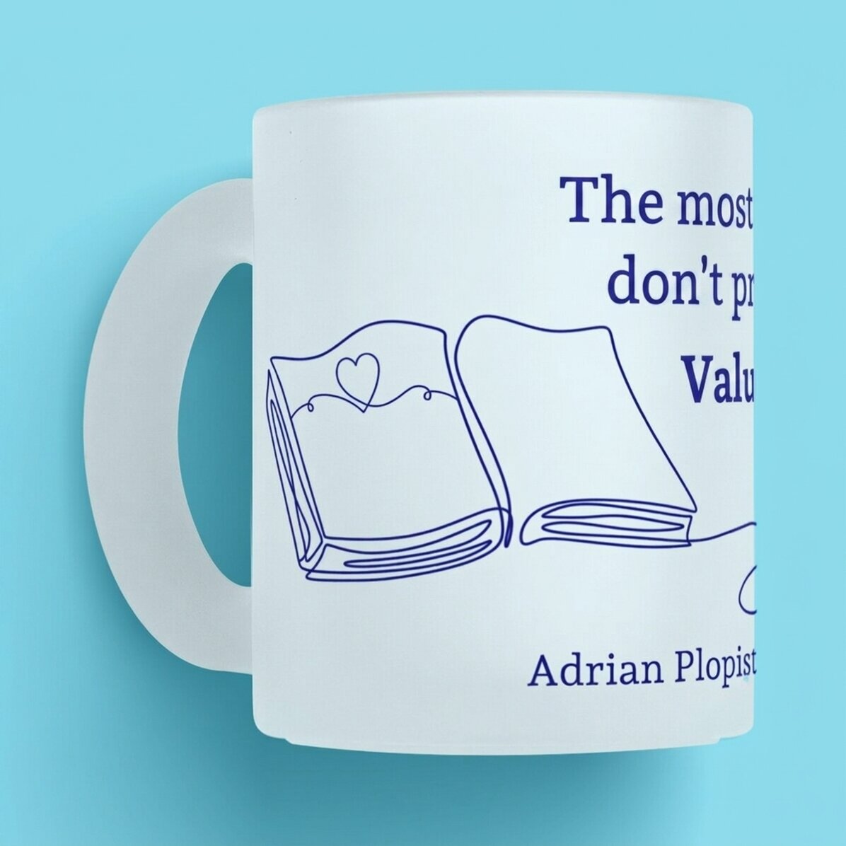 Personalisierte Tasse mit Text für Lehrer