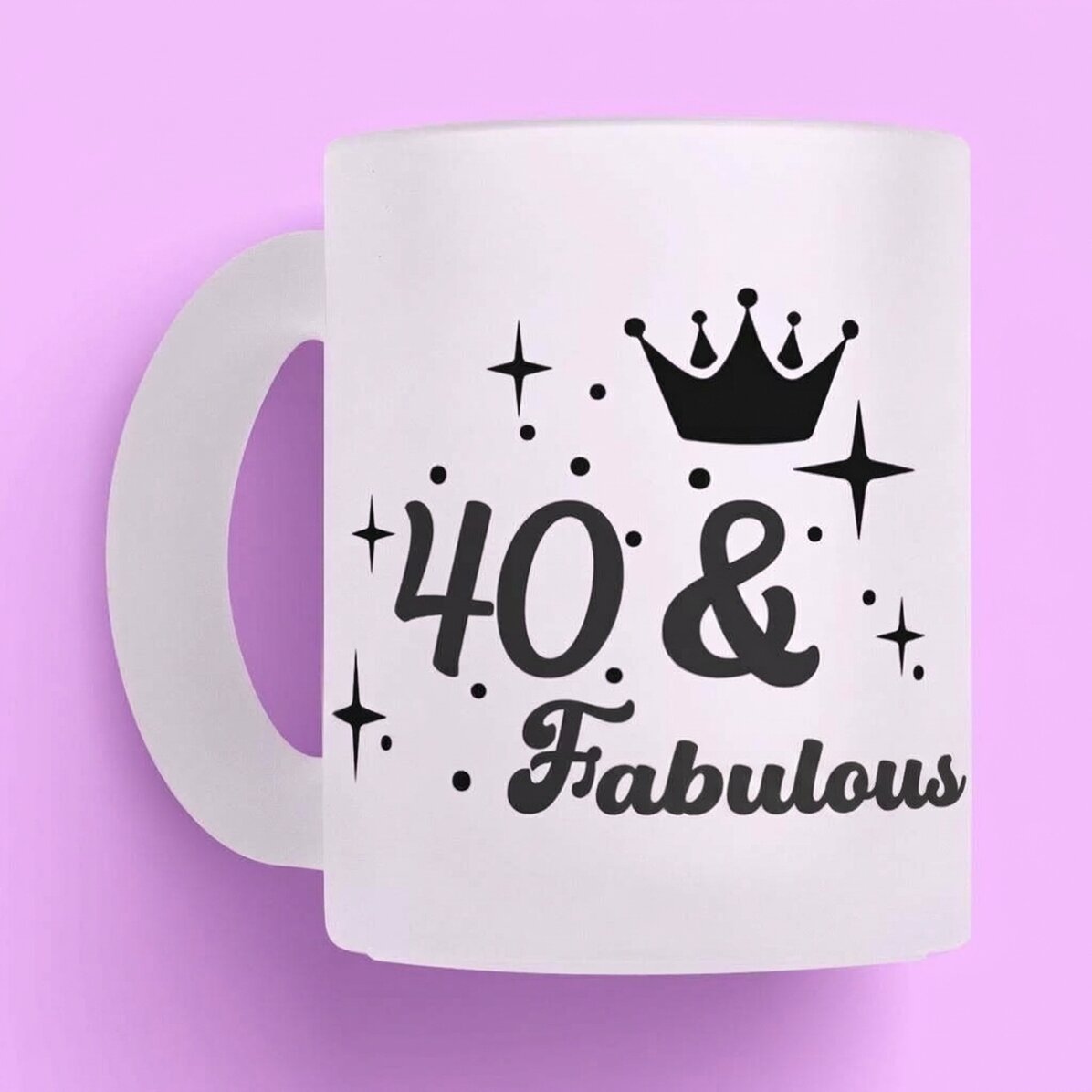 Personalisierter Glasbecher mit Text zum Geburtstag – Fabuloasa