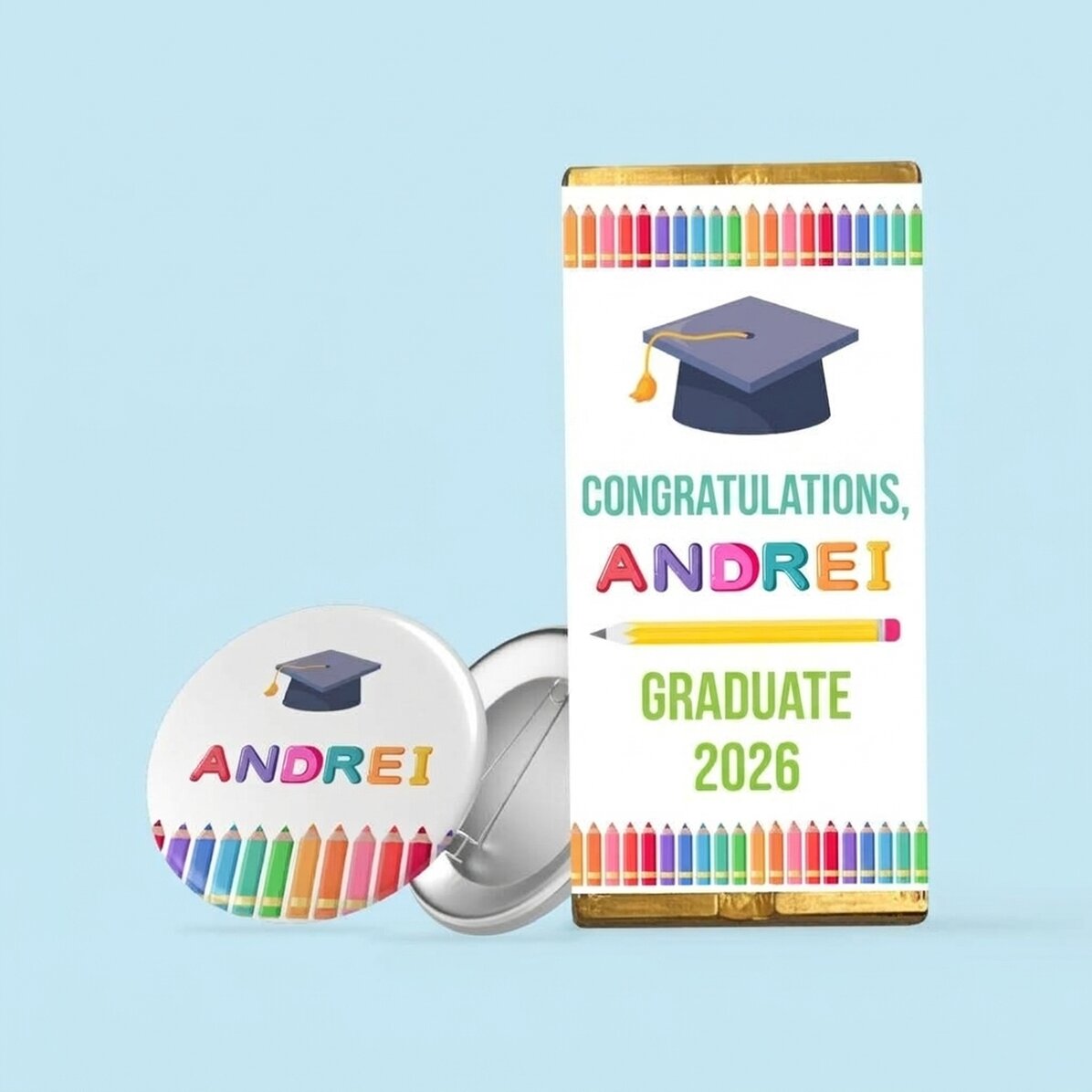 Personalisiertes Geschenkset für Kinder – Schulabschluss