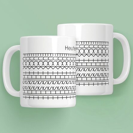 Personalisierte Tasse mit Text – Versteckte Botschaft