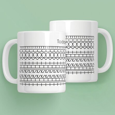 Personalisierte Tasse mit Text – Versteckte Botschaft