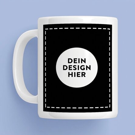 Personalisierte Tasse mit deinem Motiv auf beiden Seiten