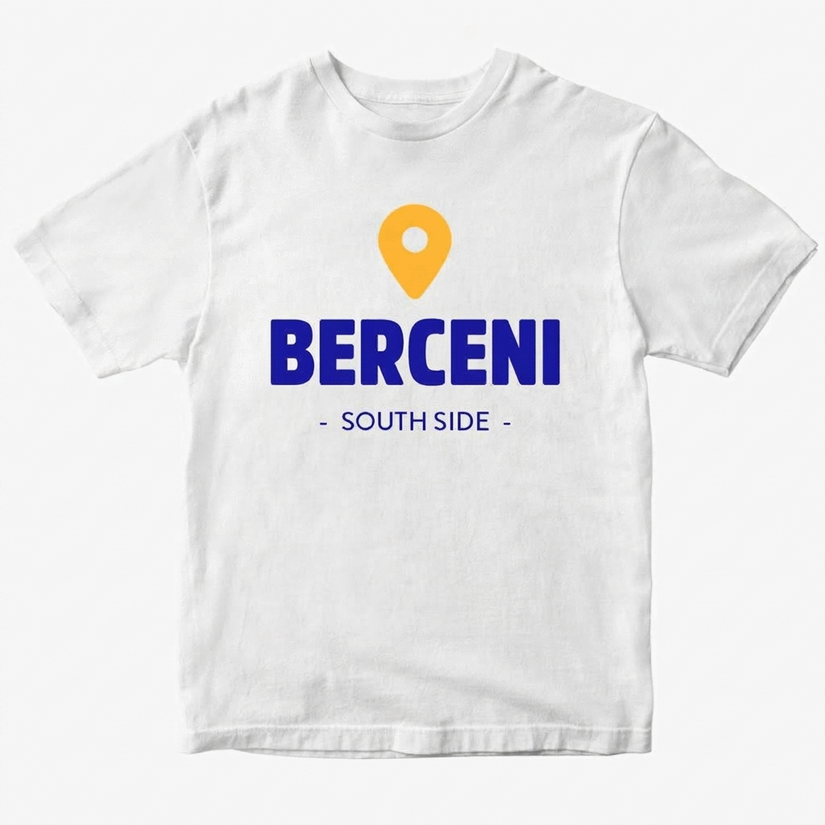 Personalisiertes Baumwoll-T-Shirt mit dem Namen deines Stadtteils