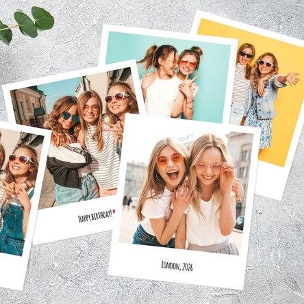 Fotodruck – 8er-Set im Polaroid-Format 10 x 12 cm