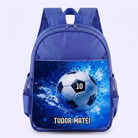 Personalisierter Schulranzen mit Aufdruck – Fußball