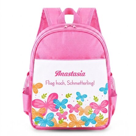 Personalisierter Schulranzen mit Namen – Fluturasi