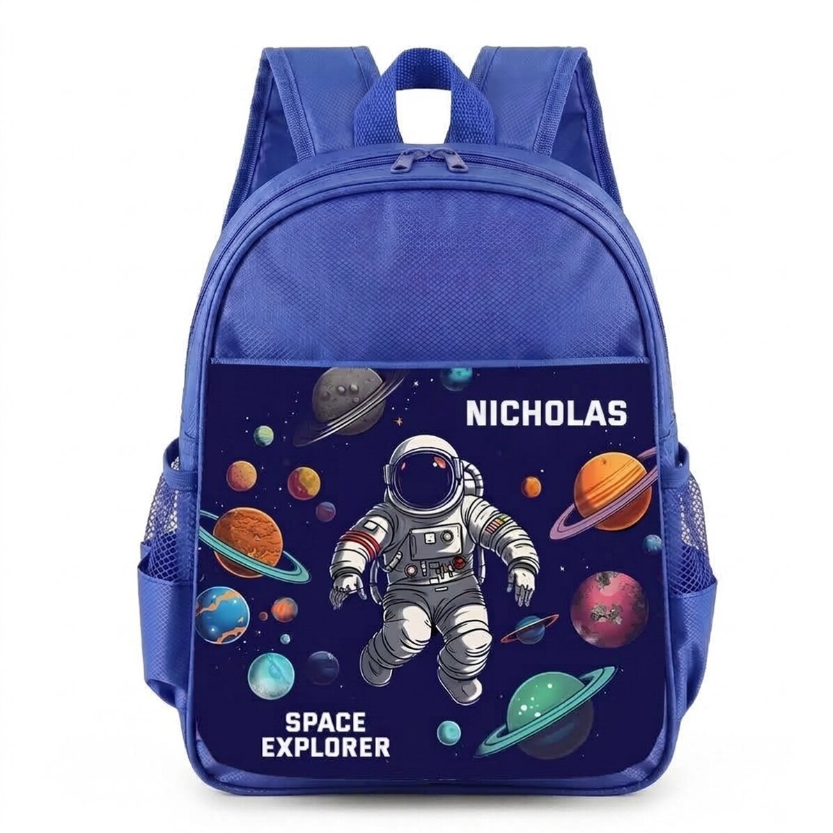 Personalisierter Schulranzen mit Schriftzug – Astronaut
