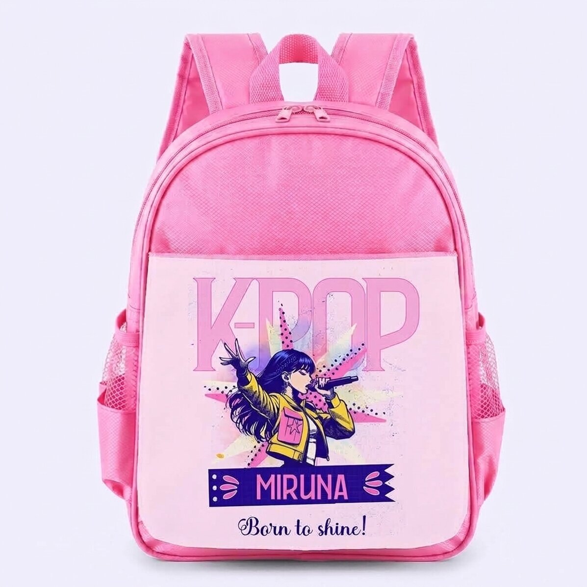 Personalisierter Schulranzen mit Text – Kpop