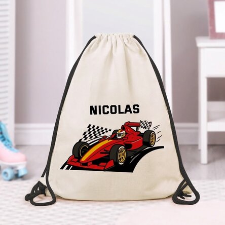Rucksack mit Namensaufdruck – Auto
