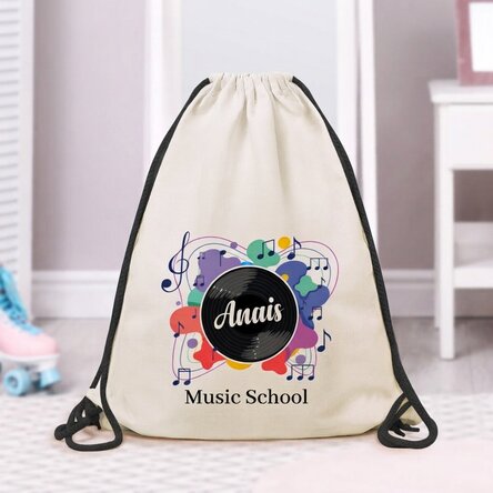 Personalisierter Rucksack mit Aufdruck – Musik