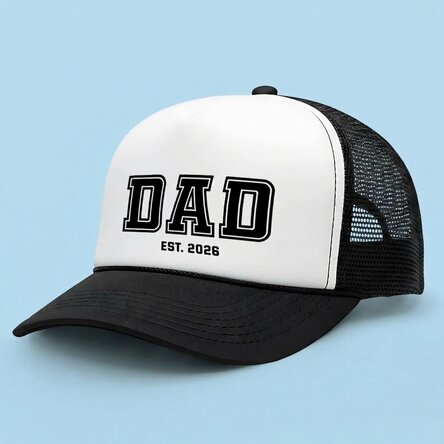 Personalisierte Kappe mit Schriftzug – Dad / Mom
