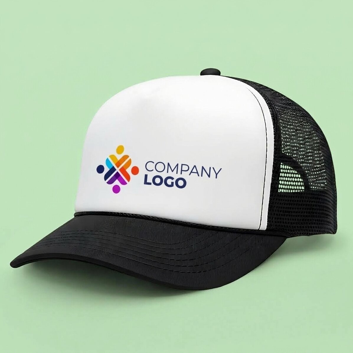 Personalisierte Kappe mit Logo