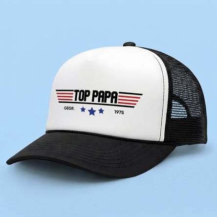 Personalisierte Kappe mit Aufdruck – Top Dad