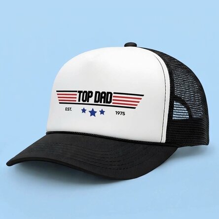 Personalisierte Kappe mit Aufdruck – Top Dad