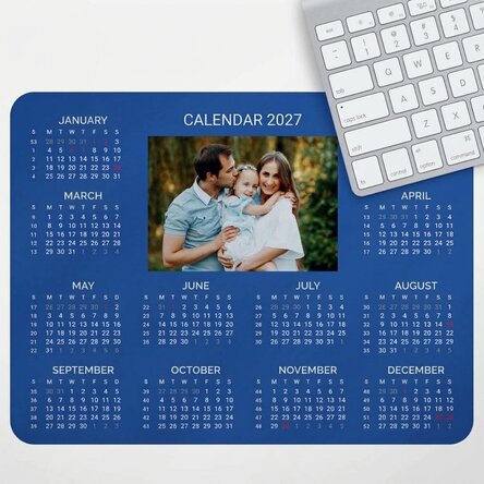 Individuell gestaltetes XL-Mauspad mit einem Foto – Kalender