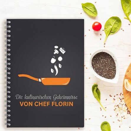 Personalisiertes Notizbuch – Die Geheimnisse eines Masterchefs