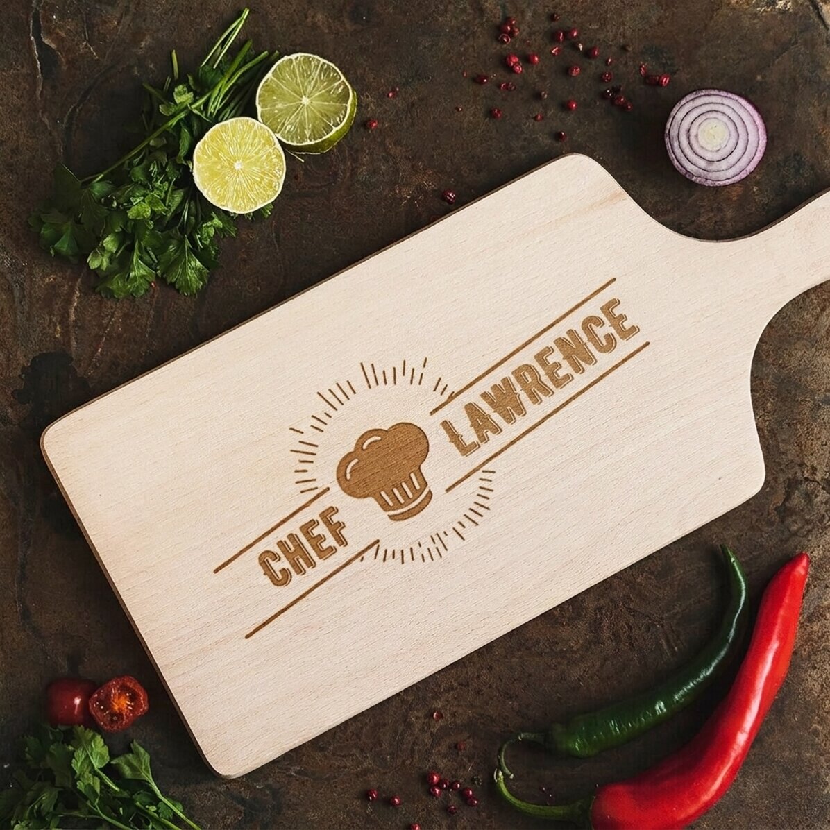 Maßgeschneidertes Schneidebrett – Chef Profesional