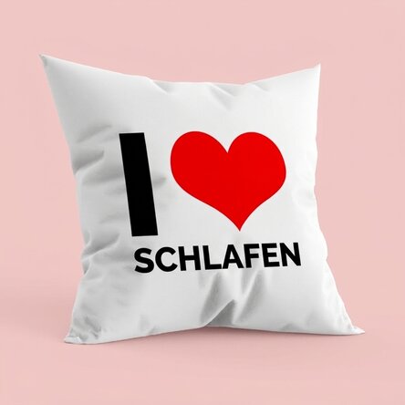 Personalisiertes Kissen – I LOVE