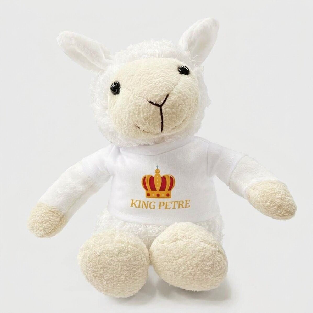 Personalisiertes Schaf-Plüschtier – König