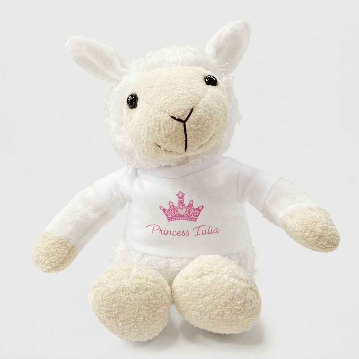 Personalisiertes Schaf-Plüschtier – Prinzessin