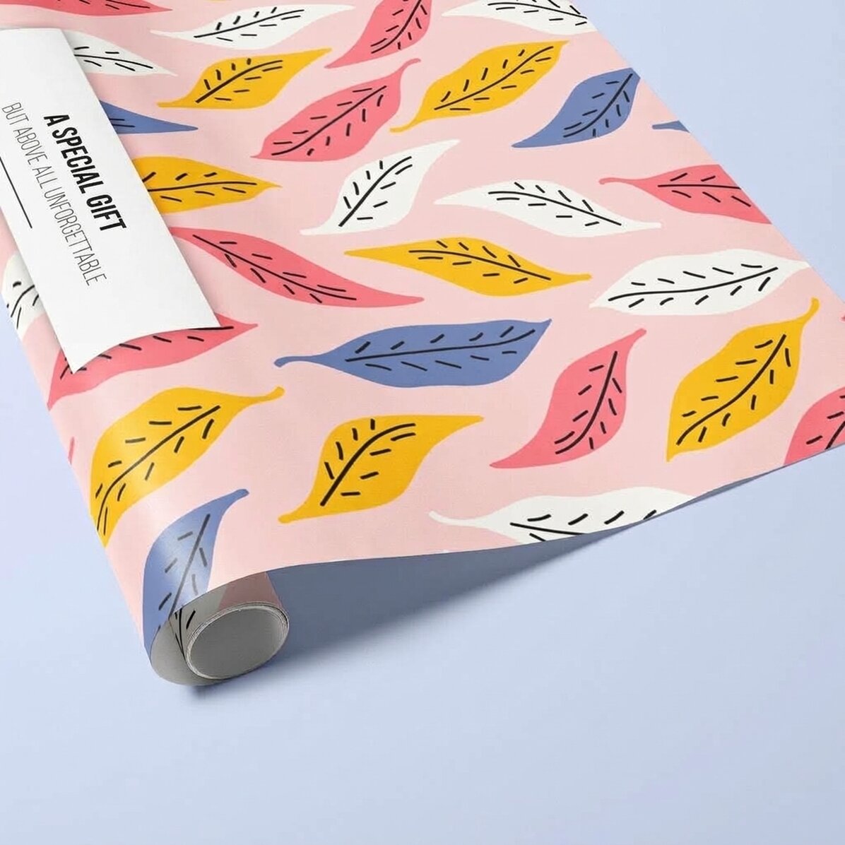 Individuell gestaltetes Geschenkpapier mit Text – Autumn