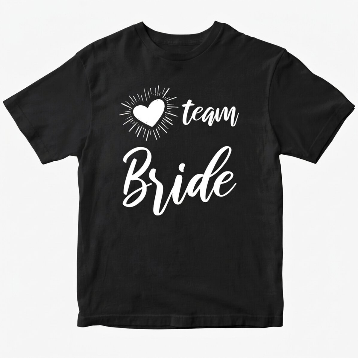 Personalisiertes T-Shirt mit Aufdruck – Team Bride