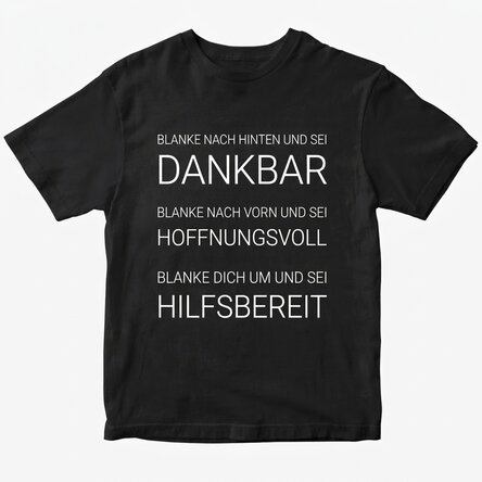 Personalisiertes T-Shirt mit Text – Porträt
