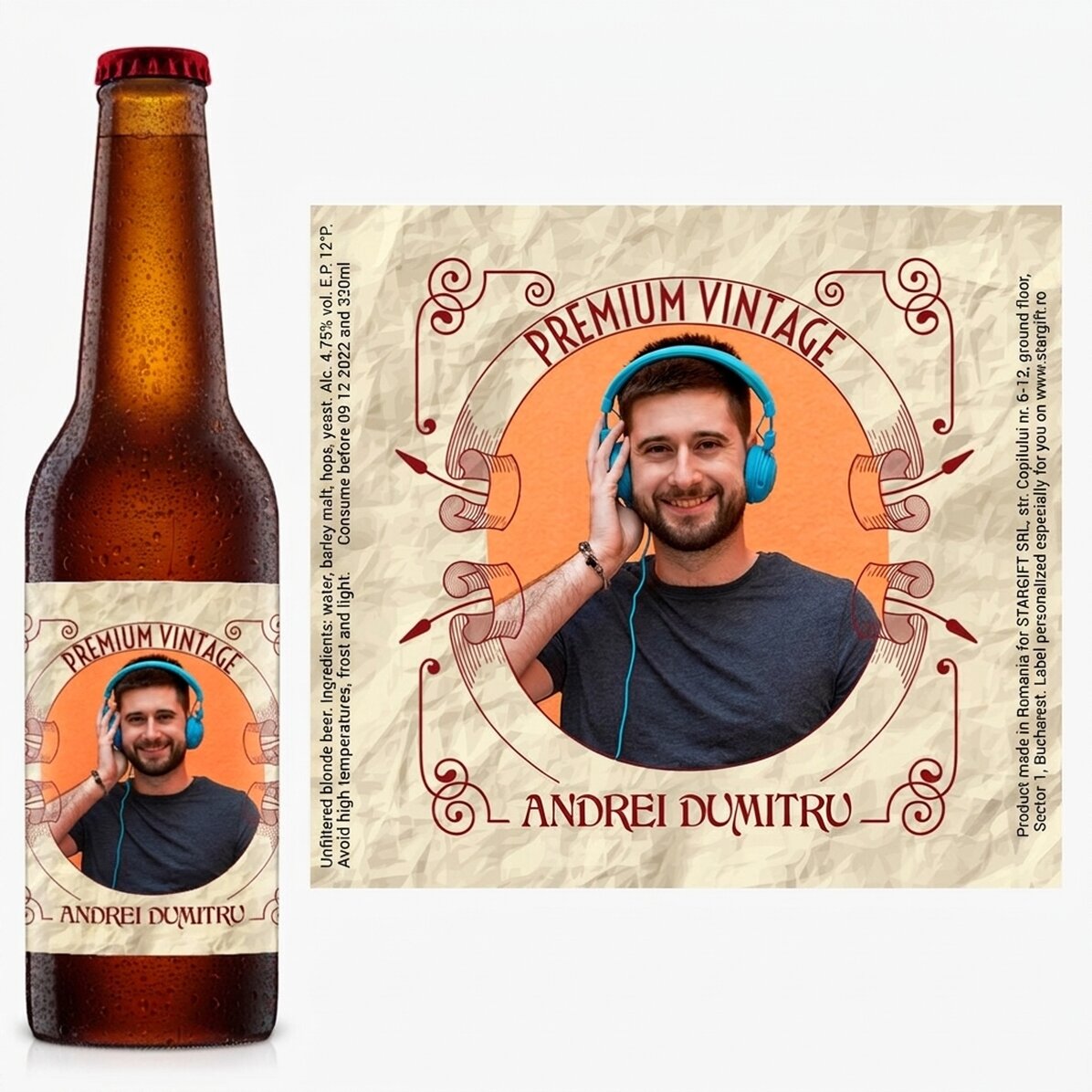 Individuell gestaltetes Bier – Premium Vintage