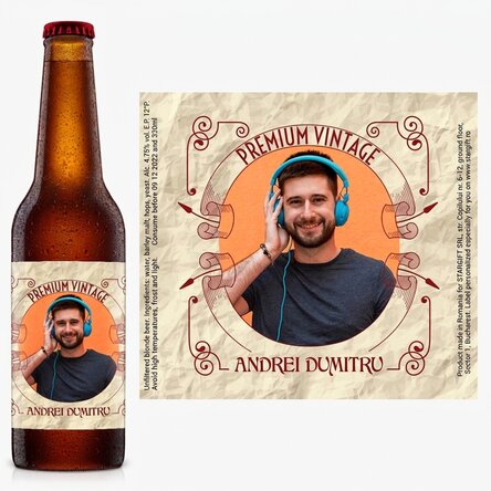 Personalised beer - Premium vintage