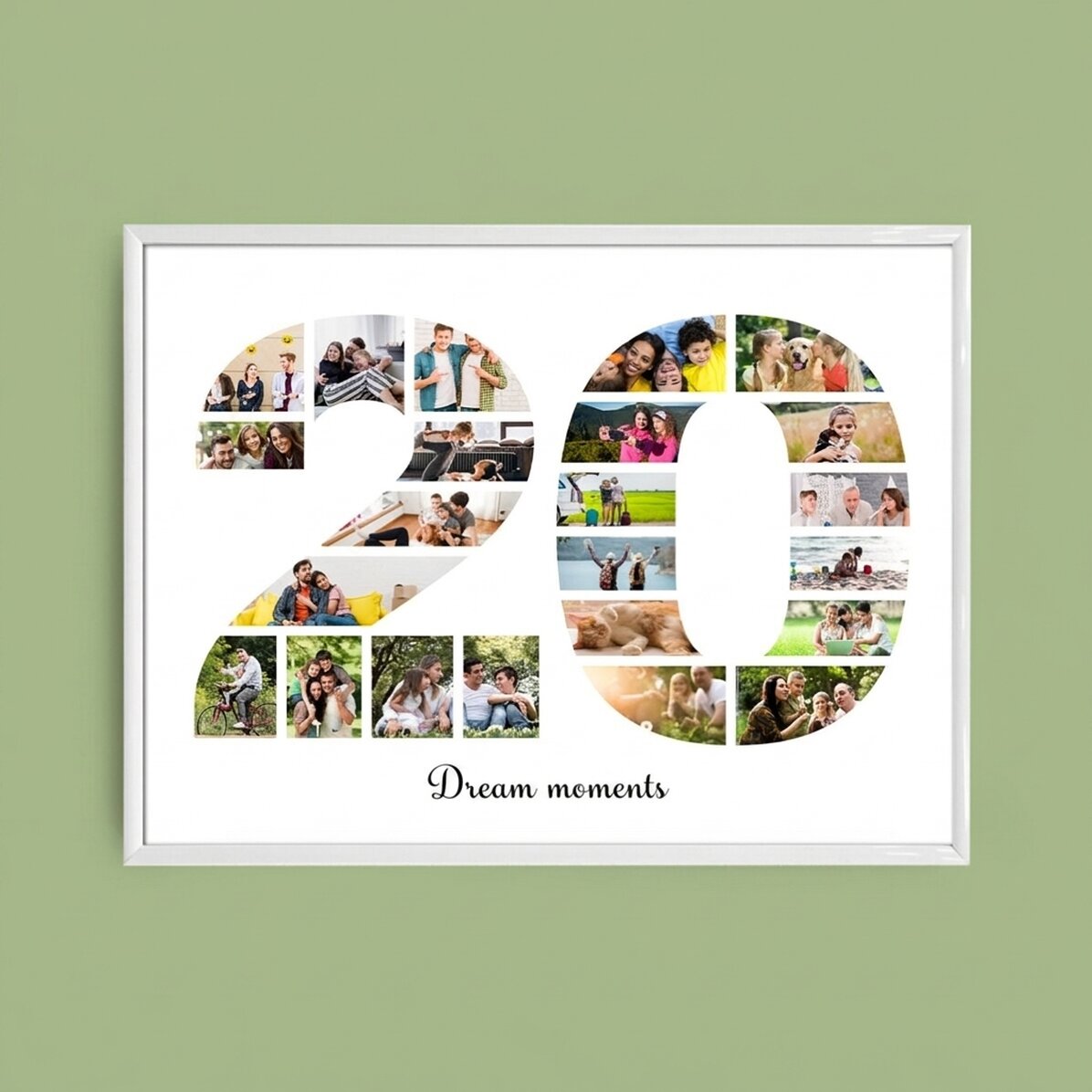 Individuell gestaltetes Landschaftsbild mit Fotos und Text – 20