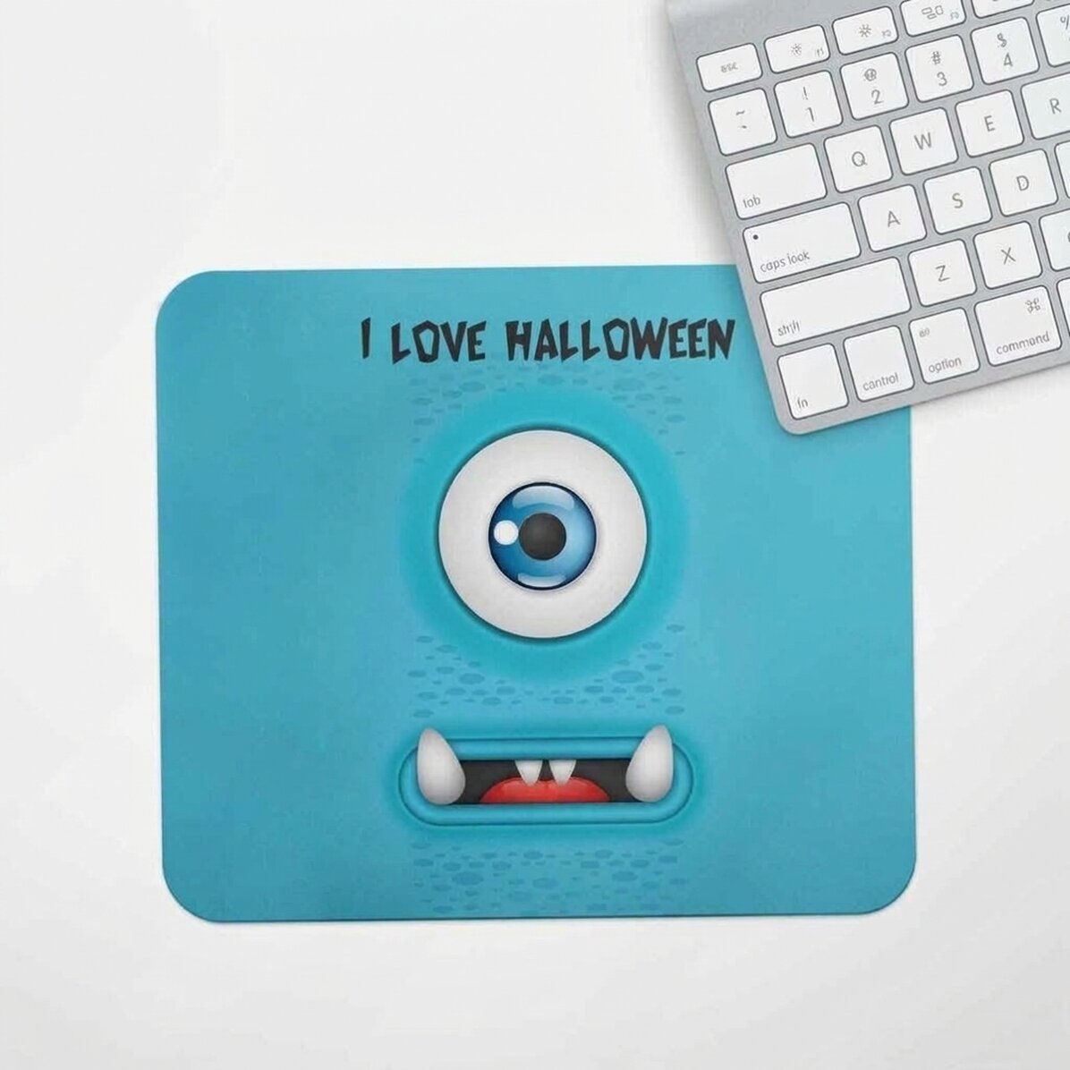 Individuell gestaltetes Mauspad mit Text – Modell „Monster“