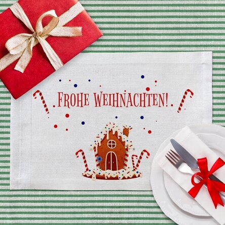 Individuell gestalteter Tellerhalter – Gingerbread