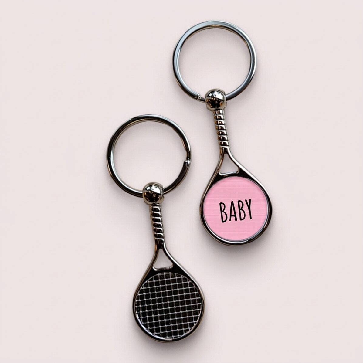 Personalisierter Schlüsselanhänger mit Text – Baby