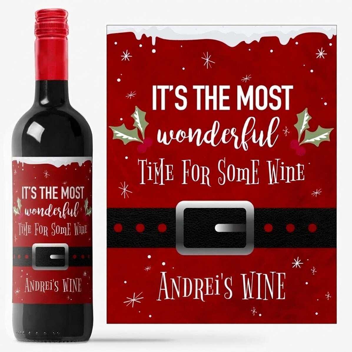 Wein mit individueller Beschriftung – „Most wonderful time“
