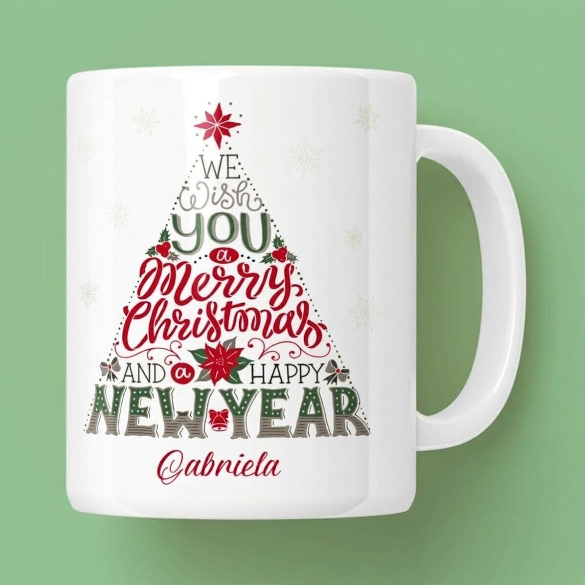 Personalisierte Tasse mit Aufdruck – Happy New Year