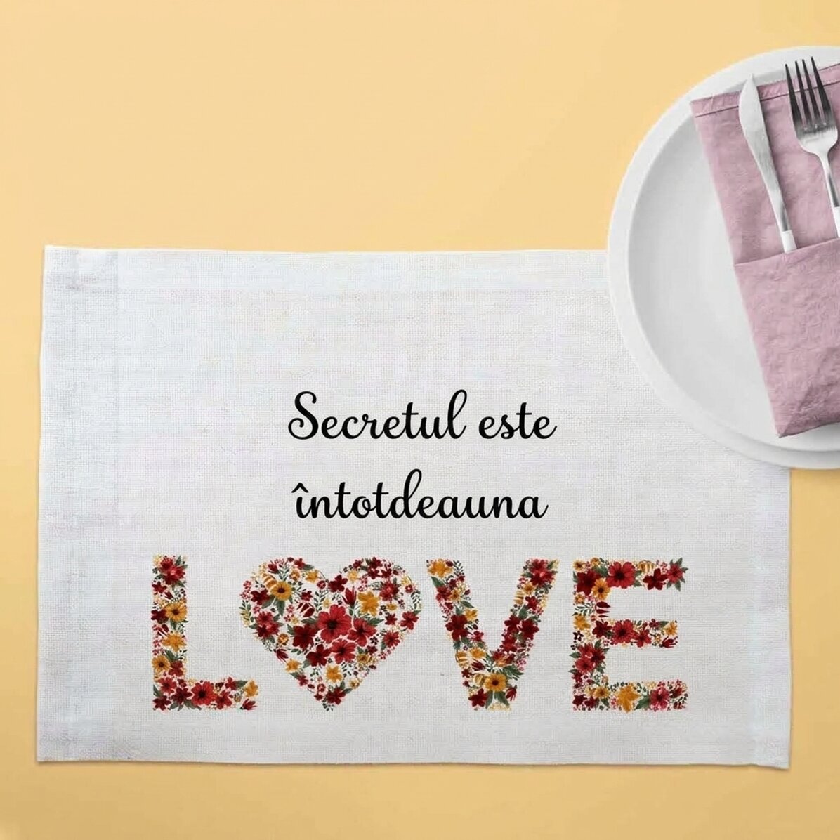 Individuell gestalteter Tellerhalter – The secret ingredient