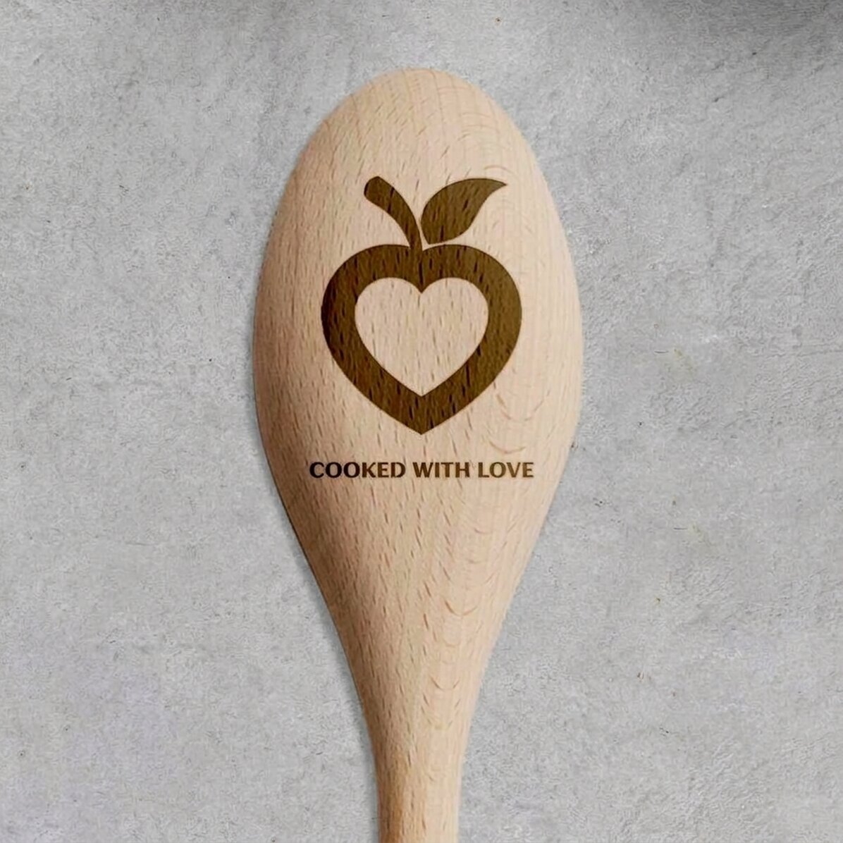 Personalisierter Holzlöffel – Mit Liebe zubereitet