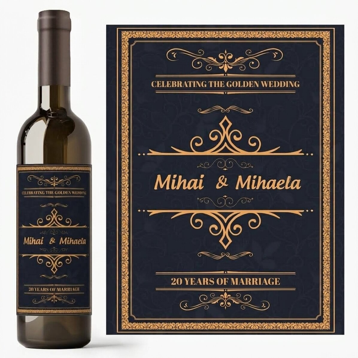 Wein mit individueller Beschriftung – Feier
