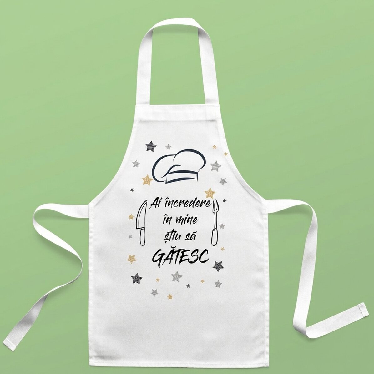 Individuell gestaltete Kinder-T-Shirts mit Aufdruck – „Trust me, I know how to cook“
