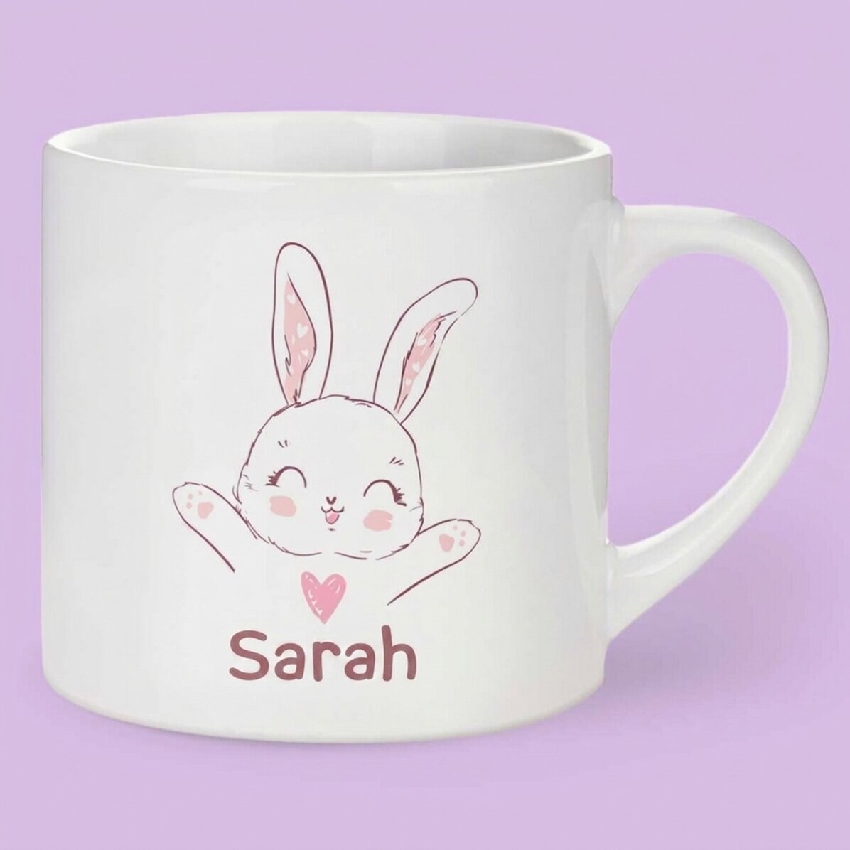 Personalisierter Kinderbecher mit Aufdruck – Hase