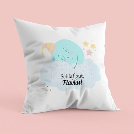 Personalisiertes Kissen mit Aufdruck – Sweet dreams