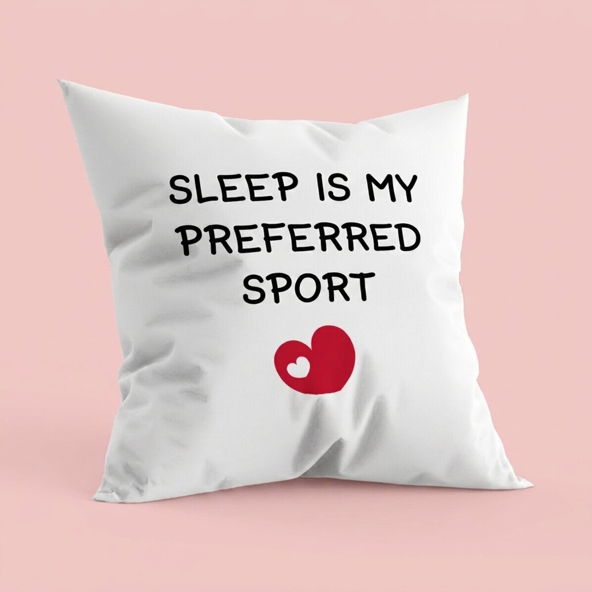 Personalisiertes Kissen mit Text – Lieblingssportart