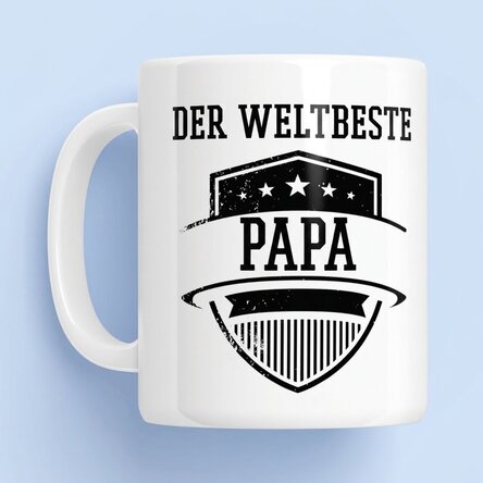 Personalisierte Tasse mit Aufdruck – Greatest Dad