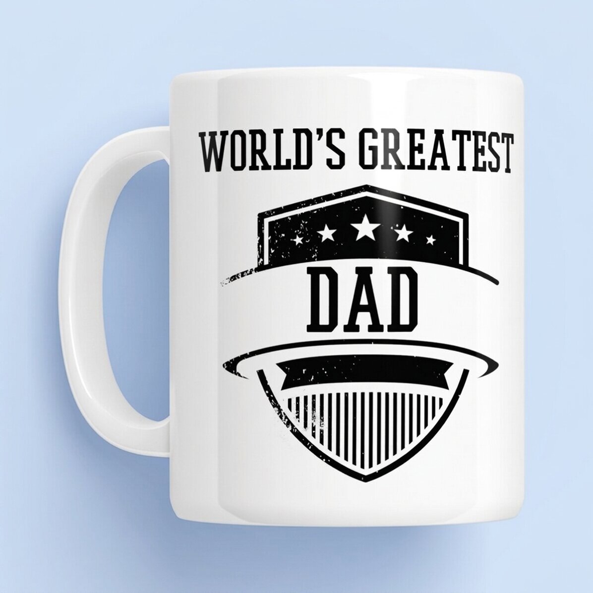 Personalisierte Tasse mit Aufdruck – Greatest Dad