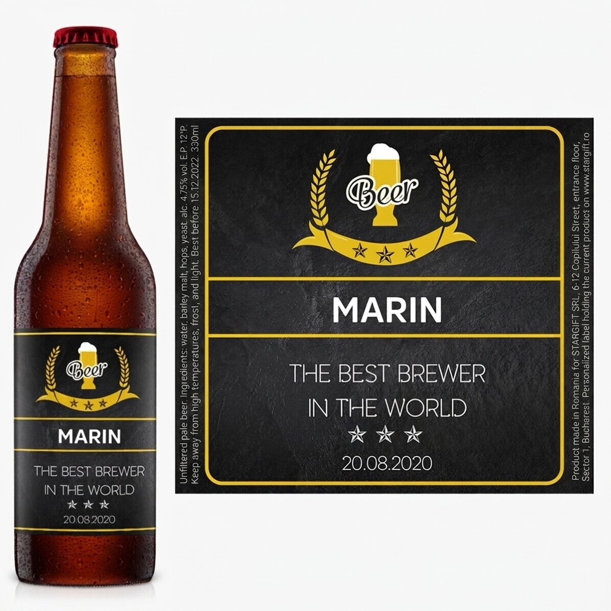 Bier mit individueller Beschriftung – The best brewer