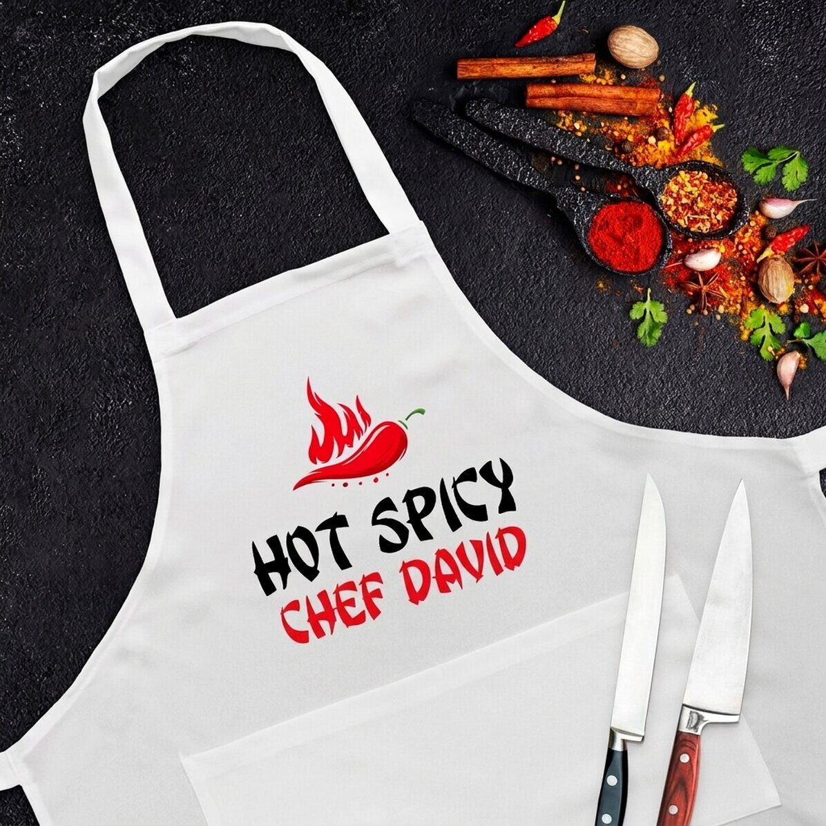 Individuell gestaltete T-Shirts mit Text – Spicy