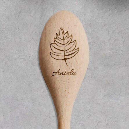 Personalisierter Holzlöffel – Herbstaromen